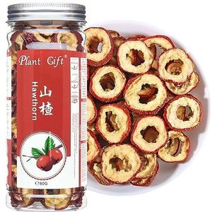 Plant Gift Hawthorn Berry 80G/2.82oz 山楂 China Medicinal Herb, (Shanzha/ gedroogde Hawthorne) Gedroogde bulk gezondheidsthee, meidoorn bessen