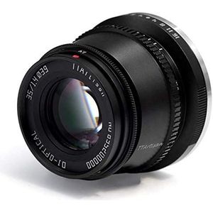 TTArtisan 35 mm F1.4 APS-C Handmatige scherpstellens compatibel met Fuji X-Mount Camera X-A10 X-A20 X-A3 X-A5 X-A7 X-M1 X-M2 X-T10 X-T2 X-T20 X-T3 X-T30 X-T100 X-T200 X-Pro1 X-Pro2 Pro3 X-E. 1