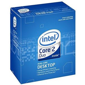 Intel E4400 Core2 Duo processor (2,0 GHz, 800 MHz FSB, 2 MB cache, Dual Core, 64Bit, Socket 775 - retailverpakking)