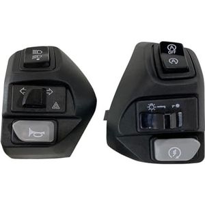 LED Stuurschakelaar Voor NVX 155 125 AEROX Motorfietsschakelaars Motorfietsclaxonknop Richtingaanwijzer Start Stuurcontroller Schakelaar(Left And Right)