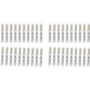 2 set 20 Stuks Wimper Shampoo Borstels Cosmetische Lash Cleaner Peel Off Remover Tool Zwart, Zwart Goud