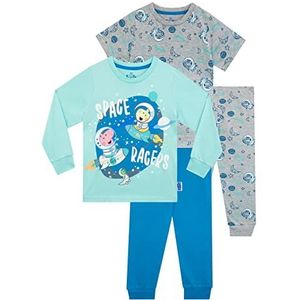 Peppa Pig - Jongens Pyjama - Blauw en Grijs - 2 Pack - George Pig