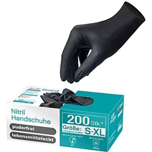 ACE Guard wegwerphandschoenen - nitril materiaal - latexvrij - maat S