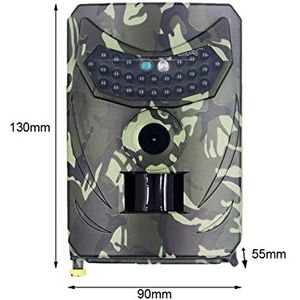 Wilde dierencamera PR100B Trailcamera Outdoor Waterdichte 110 graden brede hoekparcamera 1 2MP 1080P 1S Trigger Time Scouting Tracking Camera's Verkenning, beveiliging van het huis