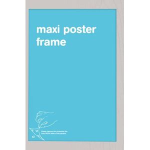 REINDERS Fotolijst voor Maxi Poster 61x91,5 - houtlook - zilver