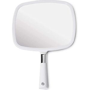 MIRRORVANA Handspiegel met Handvat - Grote handspiegel voor kapsel, make-up, kapper en salon voor dames en heren