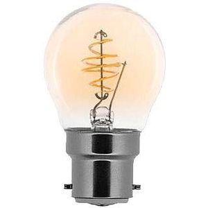 LED spiraal filament lamp 2,5 W goud extra warm wit 2000 K