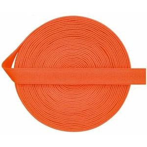 2 5 10 Yard 3/8"" 10mm Glanzende BH-band Elastische band Nylon Spandex Schouderband Ondergoed Lingerie Jurk Naaiwerk Afwerking-Herfst Oranje-8mm-2 Yards