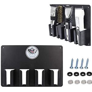 Tondeuse-houder,hair clipper holder support elektrische tondeuse, herenkapper bewerkte opslag-frame-salon-toevoegingen aan de muur bevestigde kappers-tondeuse