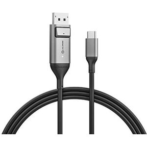 ALOGIC USB-C (mannelijk) naar DisplayPort (mannelijk) kabel - Ultra Series - 4K 60Hz - Grijs (2m)