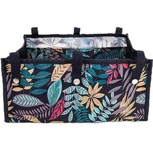 XINFULLWOL Rollator Walker Accessoires Opbergtas Onder Stoel, Walker Accessoires voor Opvouwbare Walker, Rolstoel Manden, Walker Accessoires Tassen voor Senioren (medium, bloem)