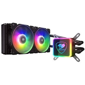 COUGAR - AIO Liquid Cooling Aqua 280 - ARGB - VA140 Fans x2 - Afstandsbediening