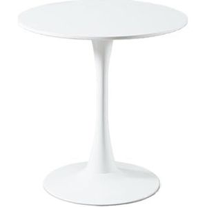 Bijzettafel Ronde tafel Eenvoudige informele salontafel Balkontafel Tuintafel Bijzettafel Eenvoudig te installeren Kleine tafel Bijzettafel voor Balkon (Size : Diameter 80cm)