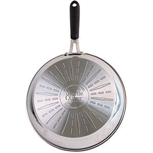 Tefal H80505 Jamie Oliver roestvrijstalen braadpan 26 cm, pan met anti-aanbaklaag, geschikt voor inductie