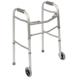 PCP Mobility & Homecare Lichte verstelbare standaard rollator met wielen en ski's