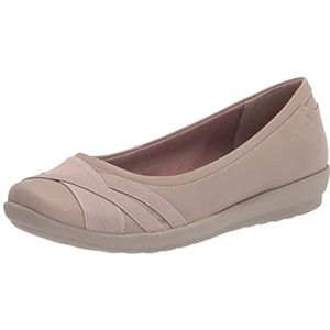 Easy Spirit Women's Acasia Slip-on Flats (6 M, Taupe)