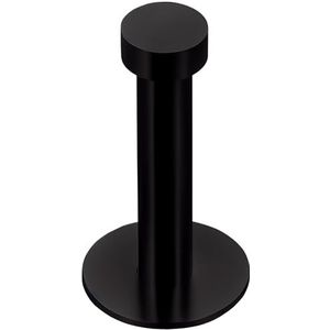 Gedotec kapstok zwart kapstok rvs - PANTHER | kapstok rond | 52 x 10 mm | kapstok antiek vintage voor wandmontage | 1 stuk - Design wandhaak incl. bevestigingsmateriaal