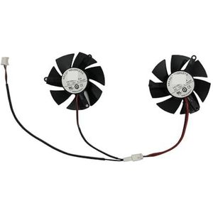 2 stuks FS1250-S2053A, videokoeler, T125010SU, grafische kaartventilator, VGA-koeling, voor ZOTAC voor Gaming GTX 1650 Low Profile gtx1650 lp