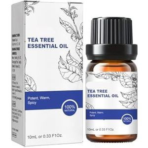 Tea Tree Etherische Olie - Multifunctioneel For Nagels, Gezicht, Haar - Herstelt, Hydrateert, Versterkt(1PCs)
