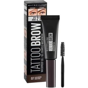 MAYBELLINE BROW GEL TATTO 07 WATERPROOF BLACK BROWN