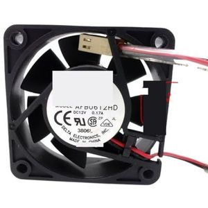 Voor Delta Electronics AFB0612HD DC 12V 0,17A 60x60x20mm 2-draads serverkoelventilator