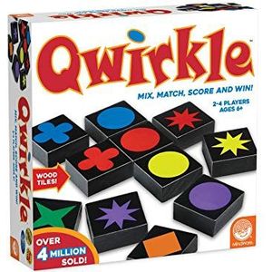 Mindware | Qwirkle UK Edition (NIEUW) | Bordspel | Leeftijden 5+ | 2-4 Spelers | 45 Minuten Speeltijd