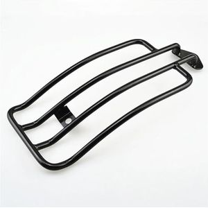 bagagedrager Motorfiets Achter Bagagerek Solo Seat Bagagerek Ondersteuning Plank Voor Sportster XL883 1200 XR Iron Custom 1985-2003 Motorfiets bagagedrager(Zwart)