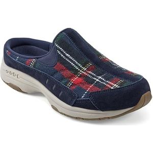 Easy Spirit Dames Traveltime701 klomp, Navy Plaid, 5.5 UK