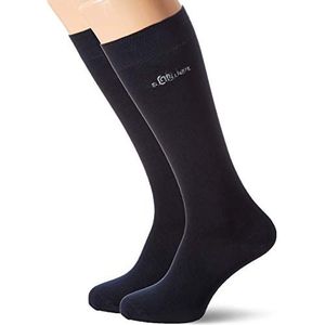 s.Oliver Kniekousen voor dames, 2 stuks, met zachte band voor volwassenen