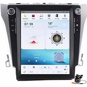 Android 15 autoradioradio voor Camry 2012-2016 GPS-navigatie 12,1 inch touchscreen MP5-mediaspeler video-ontvanger met WiFi 4G DSP Carplay,8core 4+64gb