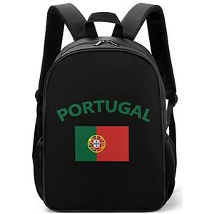 Portugal Vlag Lichtgewicht Rugzak Reizen Laptop Tas Casual Dagrugzak voor Mannen Vrouwen