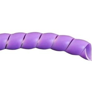 Spiraalvormige Wrapote Prctive Sleeve Wire Manage, Spiraalkabelwikkelbanden 8-16 mm Multicolor 2 meter(Purple Color,14mm inside diameter)