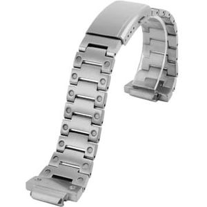 Horlogeaccessoires Geschikt for Casio G-SHOCK GA-2100 Roestvrij stalen band metalen behuizing Bezel GA2100 GA2110 GA-B2100 Omgebouwd herenhorlogeband(Strap silver)