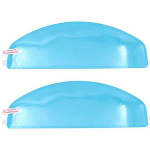Namvo Motorhelm Anti Regen Film, 24.5x8.8 cm Regenbestendige Helm Lens Sticker Universele Clear Waterdichte Film