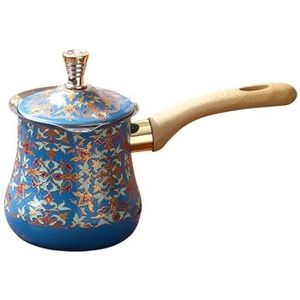 Roestvrijstalen mokkapot Turkse koffiepot, koffie en koude dranken, geïsoleerde kan met schenktuit, for kamperen, buiten koken(720ml)