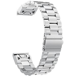 SDUTIO 26 22 MM Horlogeband Strap Voor Garmin 7X 7 Horloge Easyfit Rvs Strip Polsband Voor Garmin Fenix 5 5X Plus 6 6X Armband, QuickFit 22mm, agaat