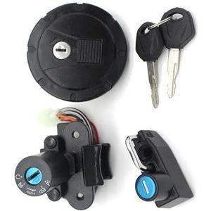 Voor KLX KL 250 KMX125 KMX250 KLR250 KLR650 KLX250 Motorfiets Contactslot Brandstoftankdop Zadelslot Kit Onderdelen Motorfiets Contactslot