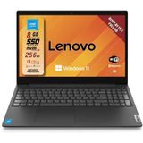 Lenovo V 15 G2 IJL Intel® Celeron® N N4500 Laptop 39,6 cm (15.6") Full HD 8 GB DDR4-SDRAM 256 GB SSD Wi-Fi 5 (802.11ac) Windows 11 Home Zwart