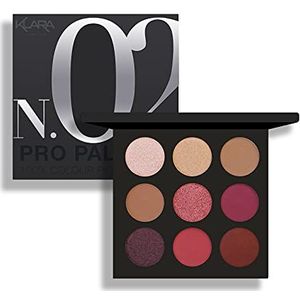 Pro Oogschaduw Palette - N.02 door Klara voor Vrouwen - 10,8 g Oogschaduw