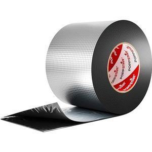 Poppstar Alu Butyl Tape (10 m x 100 mm x 1,5 mm) Aluminium Afdichtband Zelfklevend