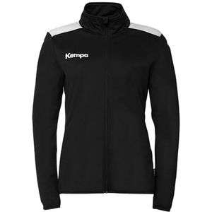 uhlsport Kempa Emotion 27 Poly-jack voor dames, sportjack, trainingsjack, uitgaan-jas voor dames en meisjes, zonder capuchon met zakken met ritssluiting