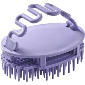 szaluyk Hoofdhuidscrubber - Handmatige hoofdhuidborstel, waterdichte haarhoofdhuid scrubber shampoo borstel hoofd massageapparaat douche haarborstel voor kinderen