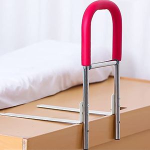 Bedhek， Steunbeugel for mobiliteit Sta op Sta op valbeveiliging Stabiel bed Draagbare steunbeugel voor...(C)