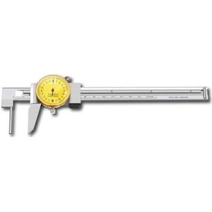 Vernier remklauw Rvs Hoge Sterkte Schuifmaat Met Horloge Precisie Meetinstrumenten Industriële Meetinstrumenten 0-150mm 0-200mm (Size : 0-150mm)