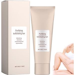 Quarxery Zuiverende Exfoliërende Gel, Quarxery Zuiverende Crème, Exfoliërende Gezichtsscrub, Exfoliërende Scrubgel Voor Gezicht En Lichaam Voor Gezicht En Lichaam (1 Fles)