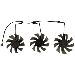3 stuks DIY t128010su, videokaartkoelerventilator, voor PowerColor AX RX 570 4GB D5, voor AXRX 480 8GB 3DH