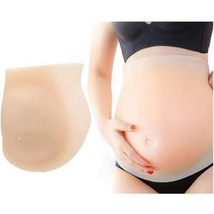 Realistische Zwangerschapsbuik van Silicone - Kunstmatige Zwangere Buik Verstelbare Buik voor Theater, Cosplay en Feestkleding