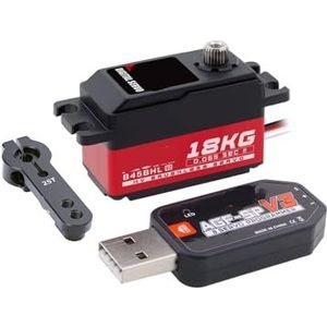 VLALAMNO Snelle B45BHL V2 18KG Borstelloze Digitale Programmeerbare Lage Profiel Afstandsbediening Servo voor 1/10 (B45BHL V2 set3)