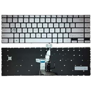 Laptoptoetsenbord voor 14 UX425 U4700 14S 2020 Wit US Verlicht