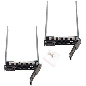 Heretom 2-Pack 2.5"" harde schijf lade Caddy SAS/SATA beugel Hot-swap voor Dell PowerEdge Server - R320 R420 T420 R430 R530 T620 R620 R630 R720 R720xd R730 R820 R830 R920 & Meer